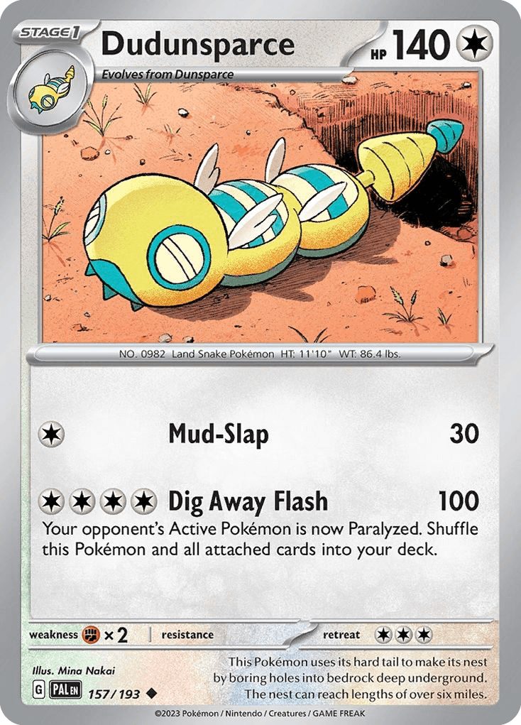 Dudunsparce Paldea Evolved