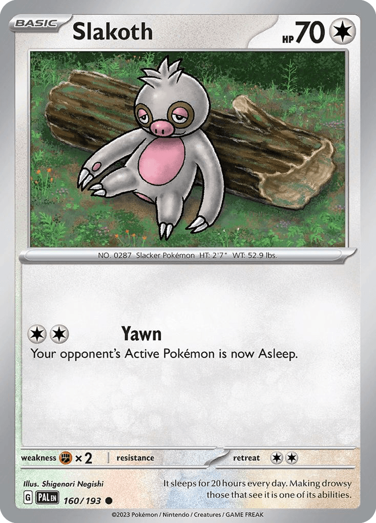 Slakoth Paldea Evolved