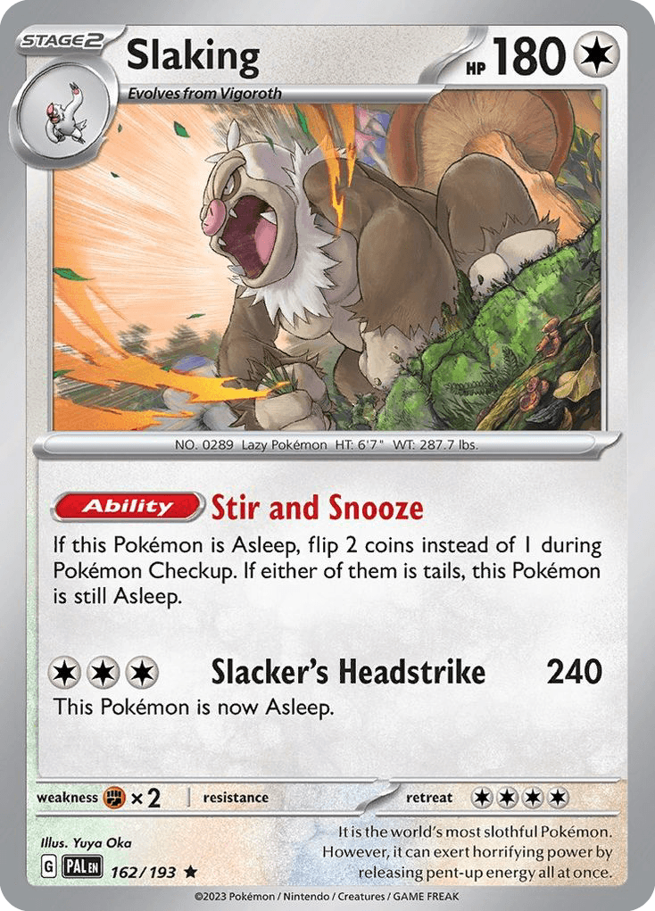 Slaking Paldea Evolved