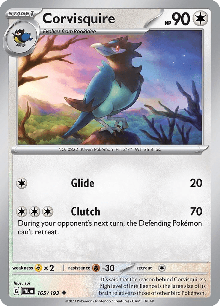 Corvisquire Paldea Evolved