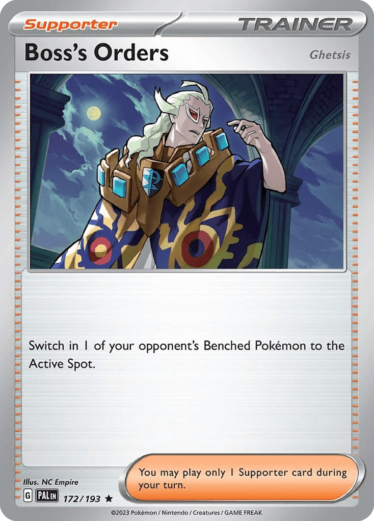 Boss's Orders (Ghetsis) Paldea Evolved