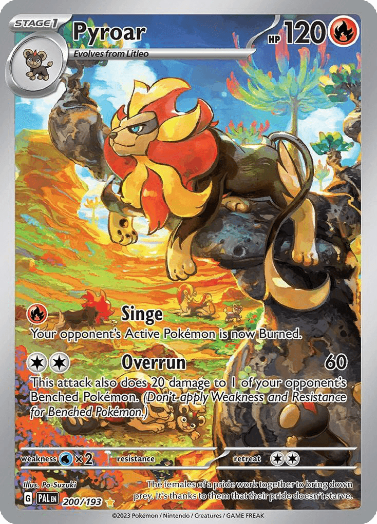 Pyroar Paldea Evolved