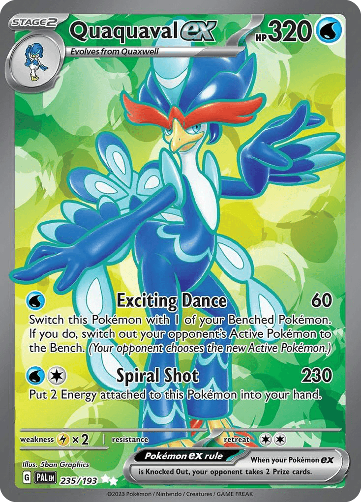 Quaquaval ex Paldea Evolved