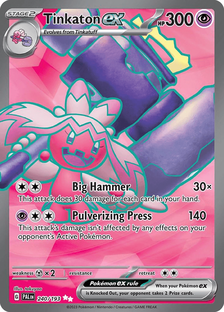 Tinkaton ex Paldea Evolved