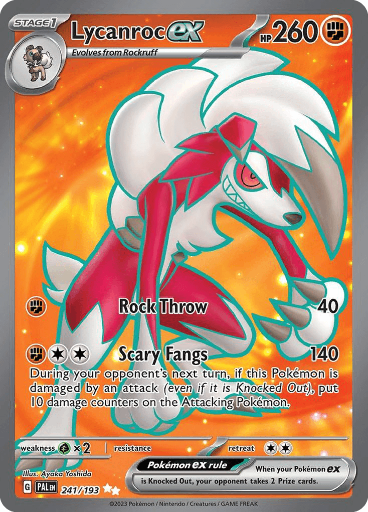 Lycanroc ex Paldea Evolved