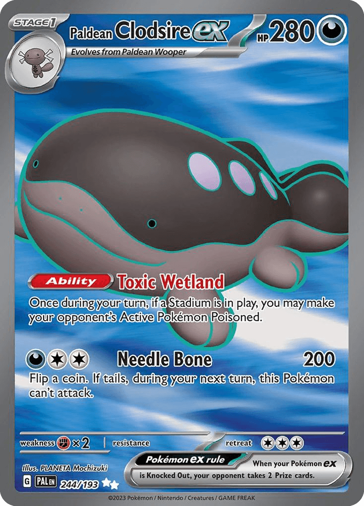 Paldean Clodsire ex Paldea Evolved