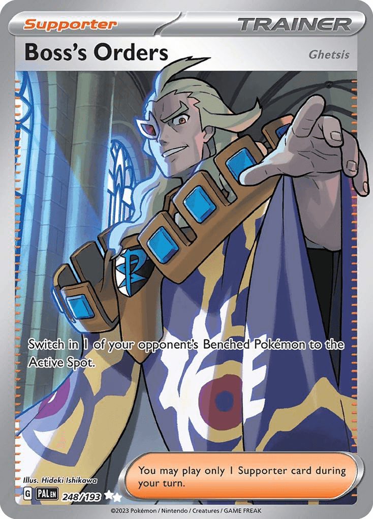 Boss's Orders (Ghetsis) Paldea Evolved