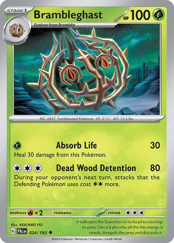 Brambleghast Paldea Evolved