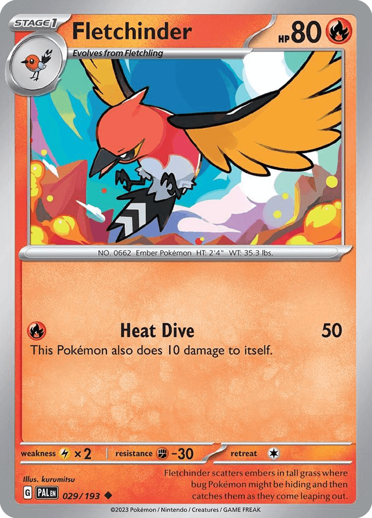 Fletchinder Paldea Evolved