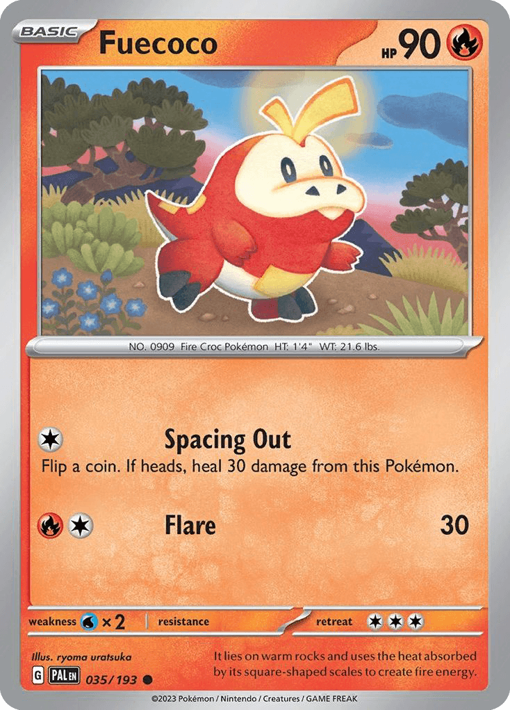 Fuecoco Paldea Evolved