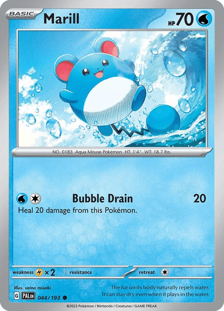 Marill Paldea Evolved