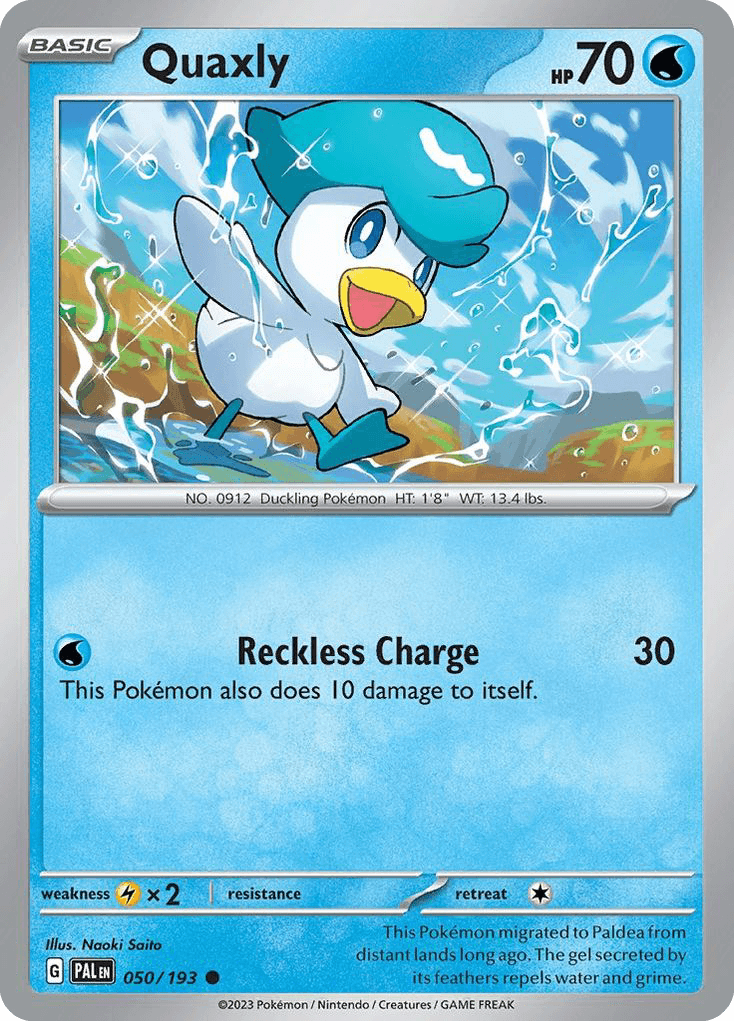 Quaxly Paldea Evolved