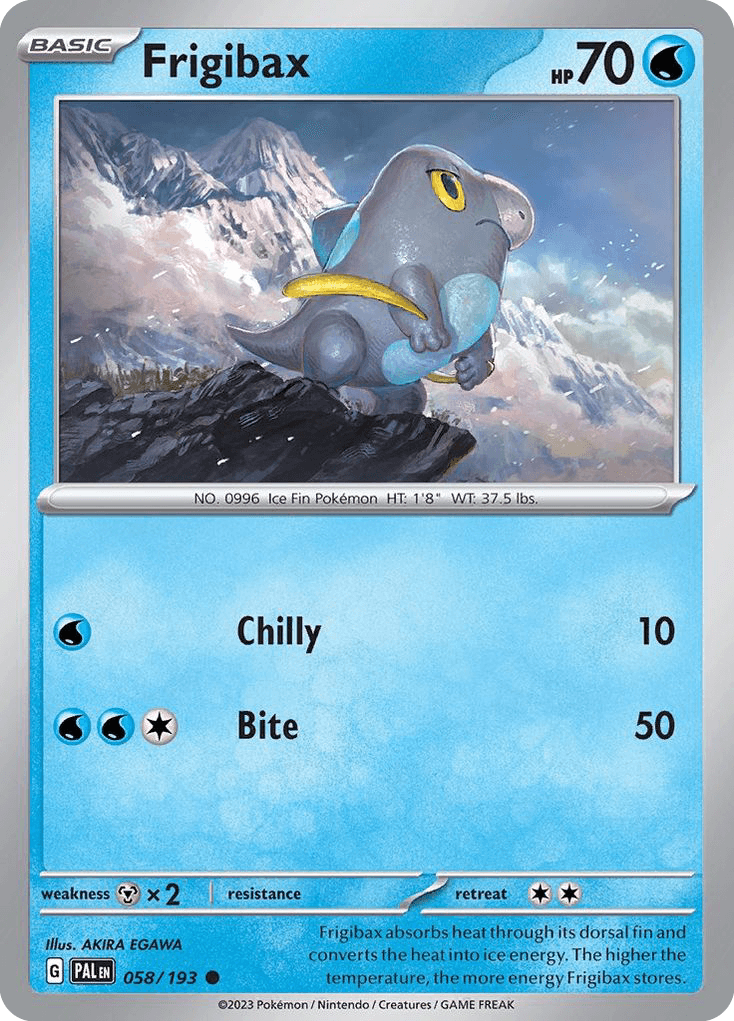 Frigibax Paldea Evolved