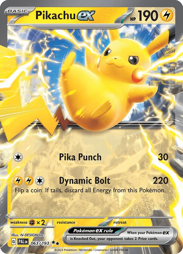 Pikachu ex Paldea Evolved