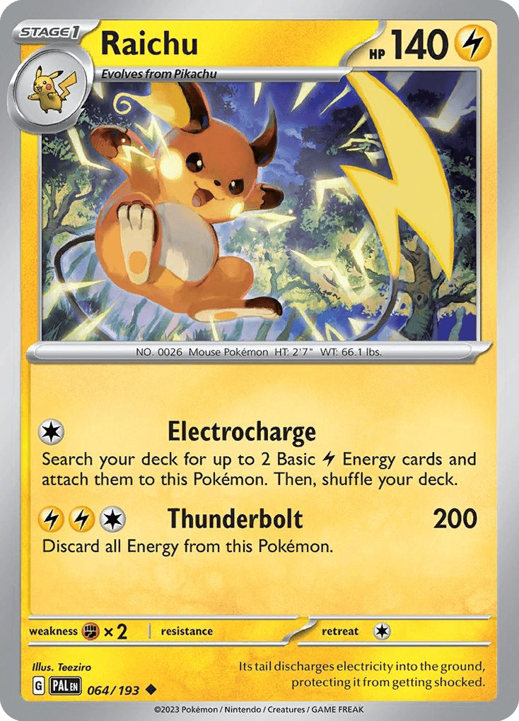 Raichu Paldea Evolved
