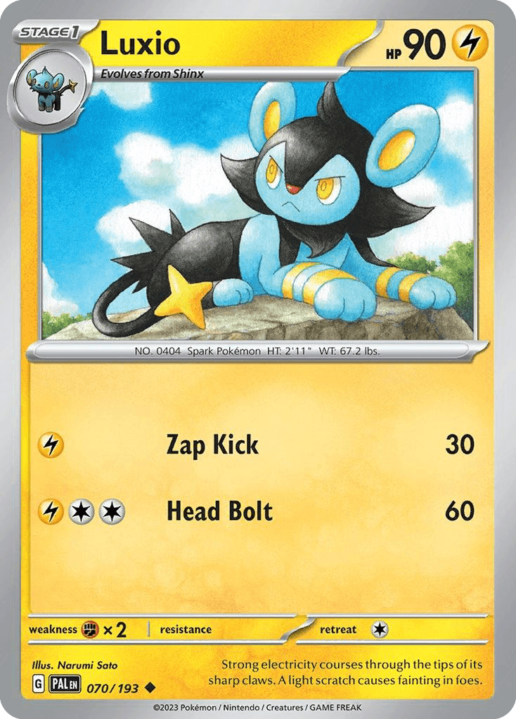 Luxio Paldea Evolved