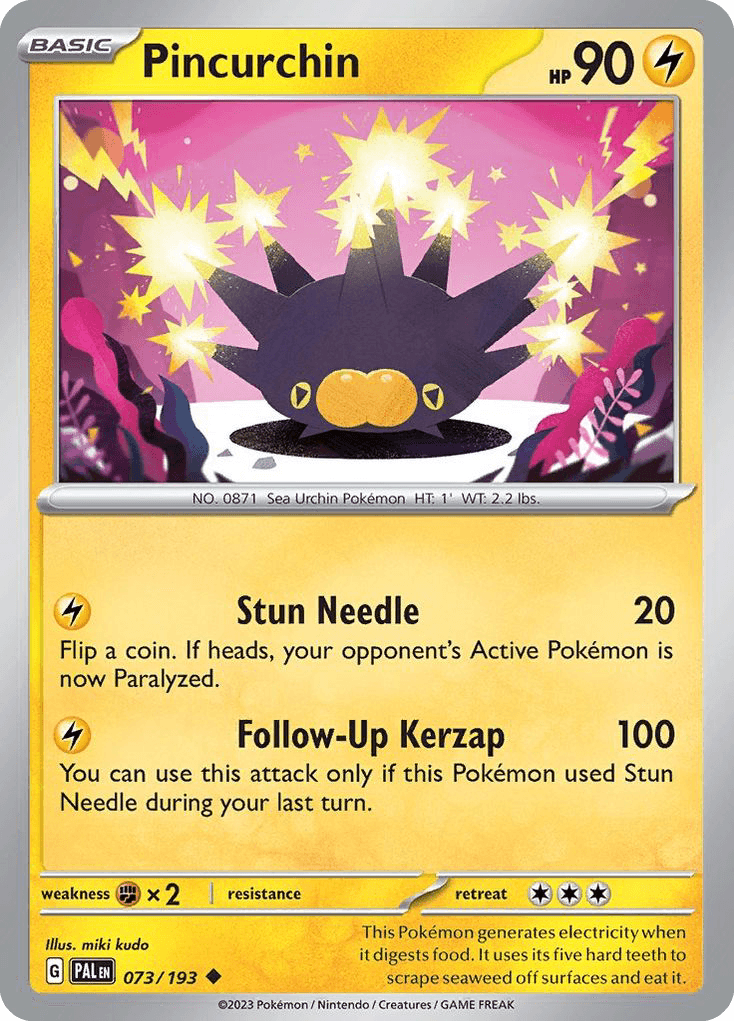 Pincurchin Paldea Evolved