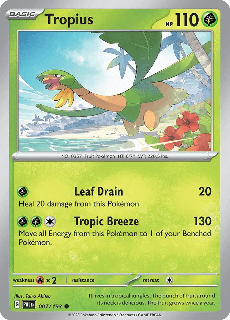 Tropius Paldea Evolved