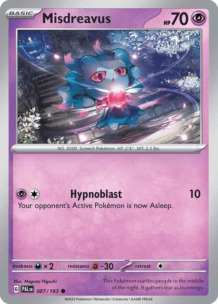Misdreavus Paldea Evolved