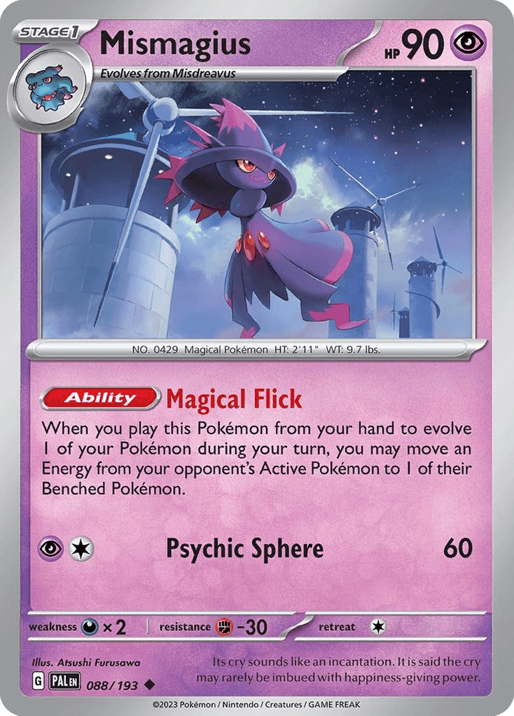 Mismagius Paldea Evolved