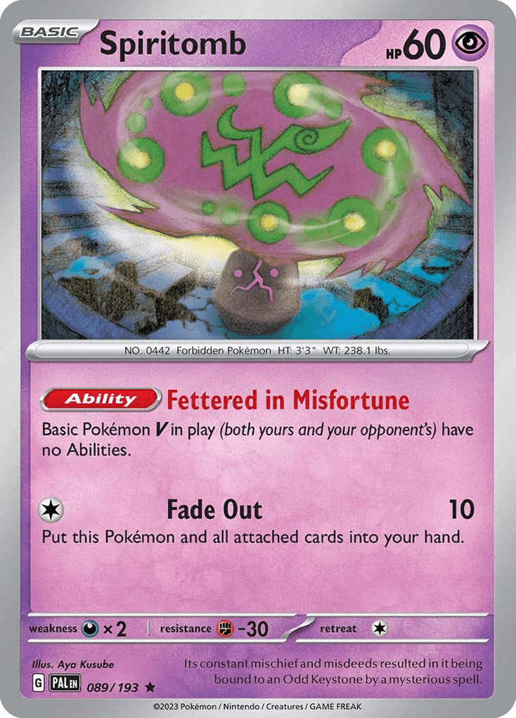 Spiritomb Paldea Evolved