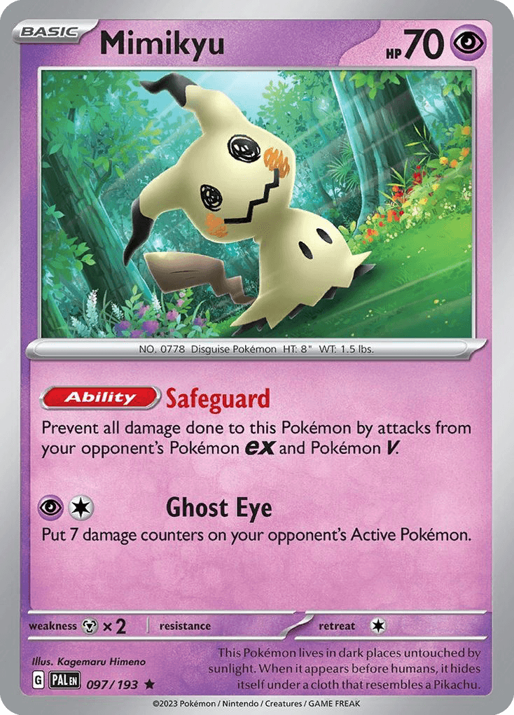 Mimikyu Paldea Evolved