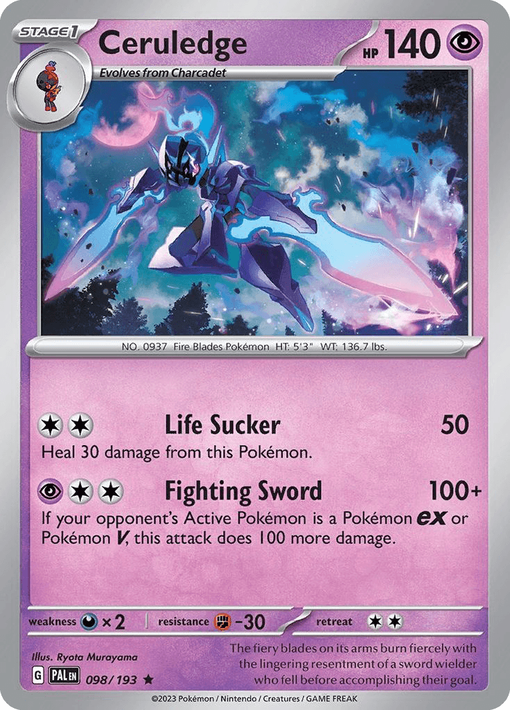 Ceruledge Paldea Evolved
