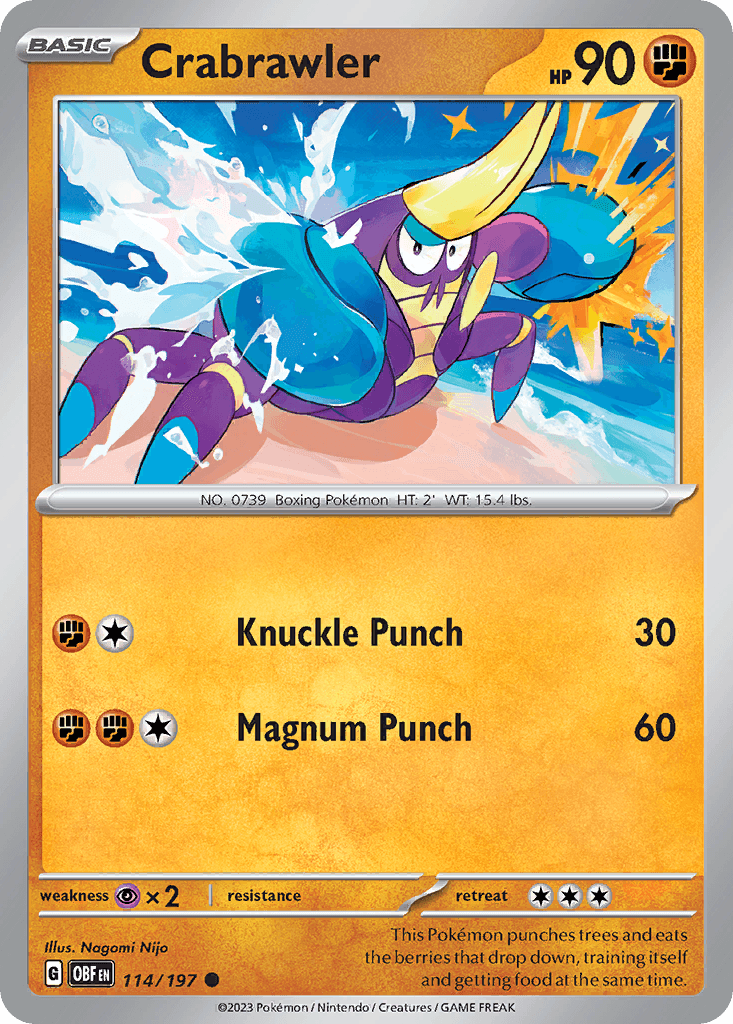 Crabrawler Obsidian Flames