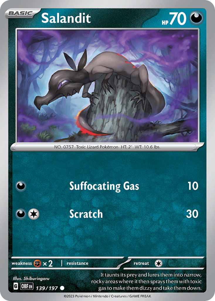 Salandit Obsidian Flames