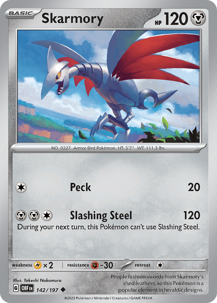 Skarmory Obsidian Flames