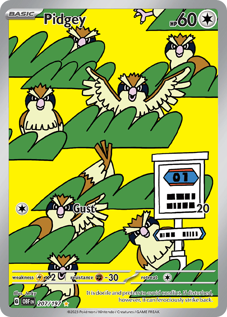 Pidgey Obsidian Flames