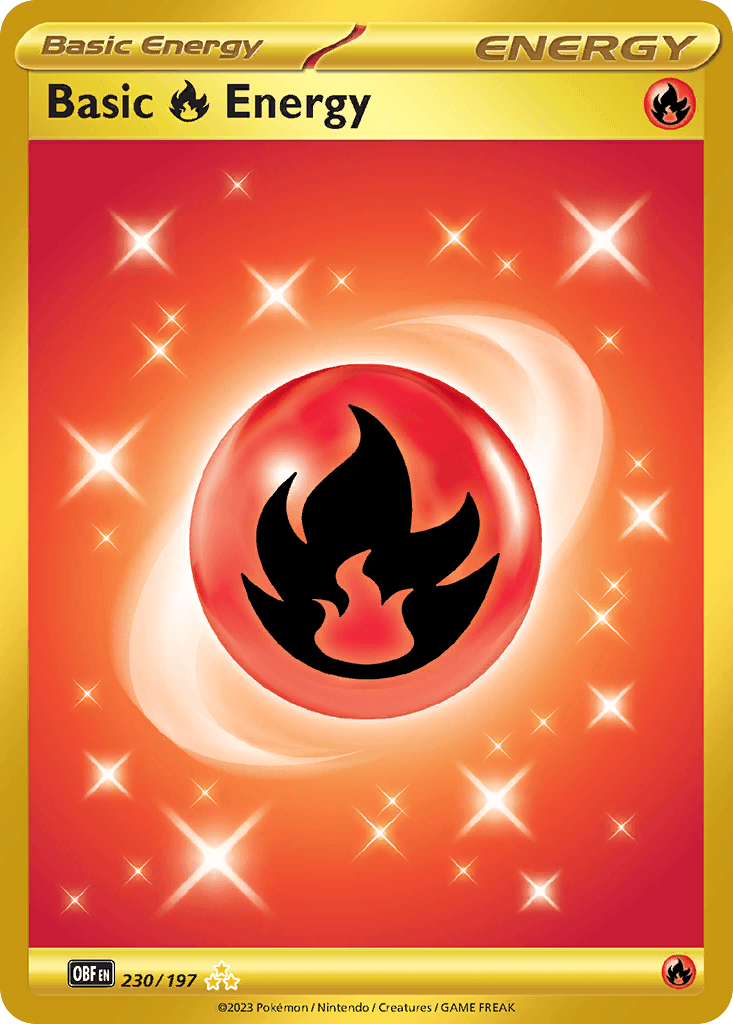 Basic Fire Energy Obsidian Flames