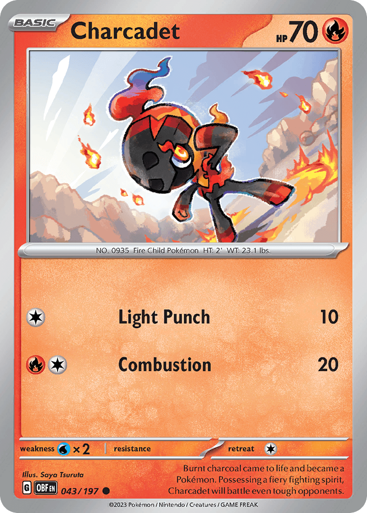 Charcadet Obsidian Flames