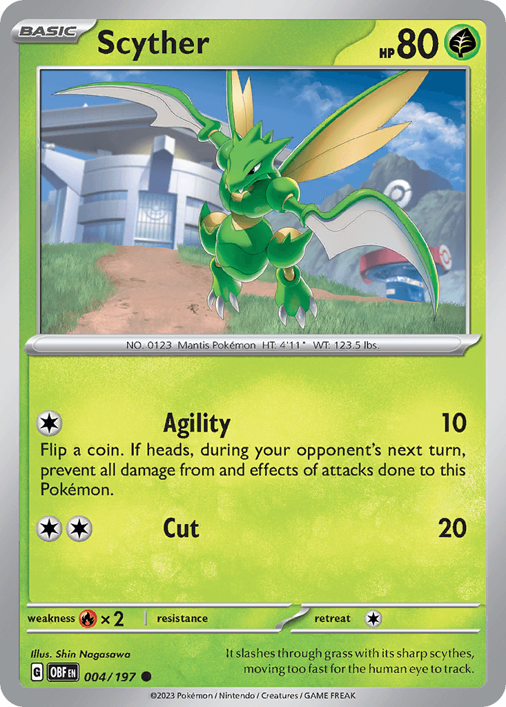 Scyther Obsidian Flames