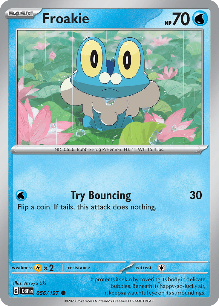 Froakie Obsidian Flames