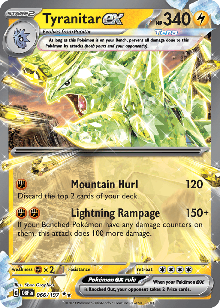 Tyranitar ex Obsidian Flames