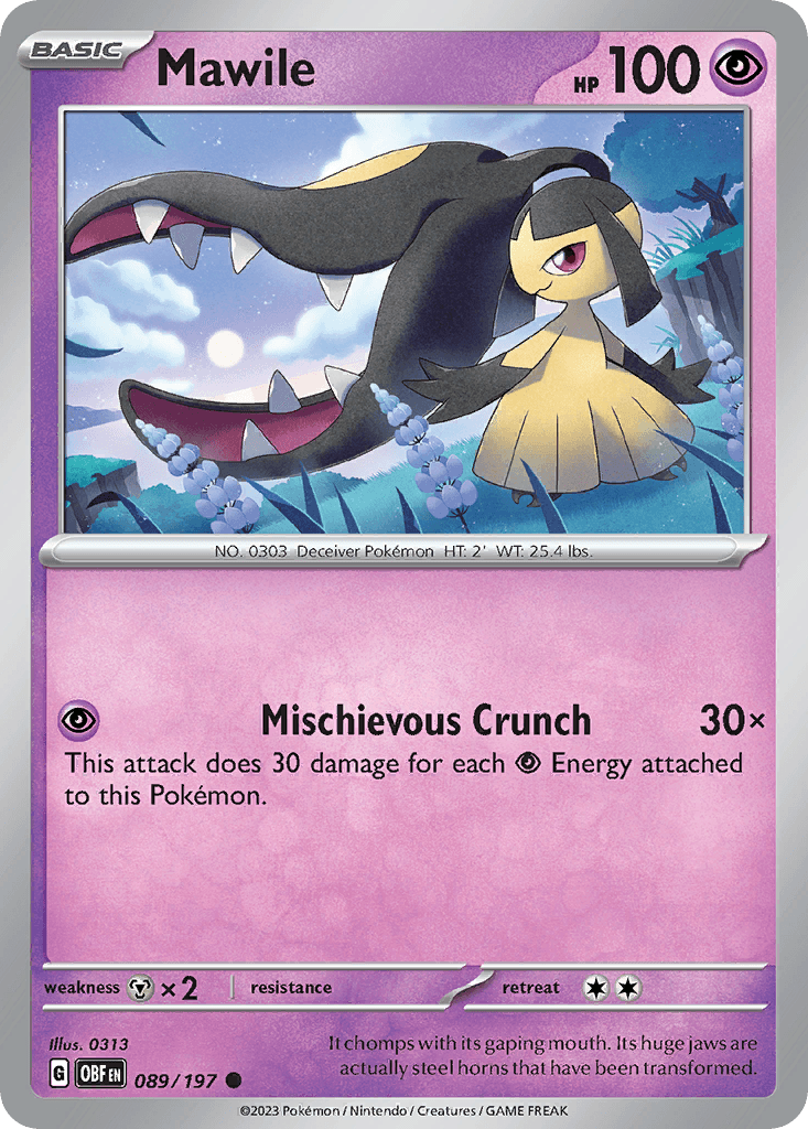 Mawile Obsidian Flames