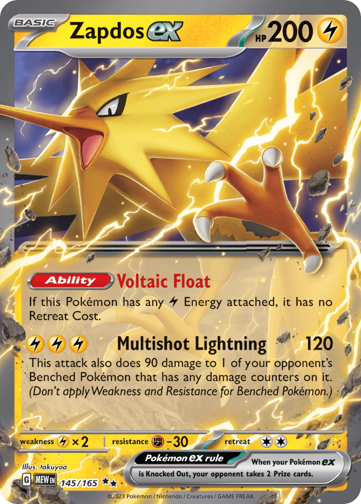 Zapdos ex 151
