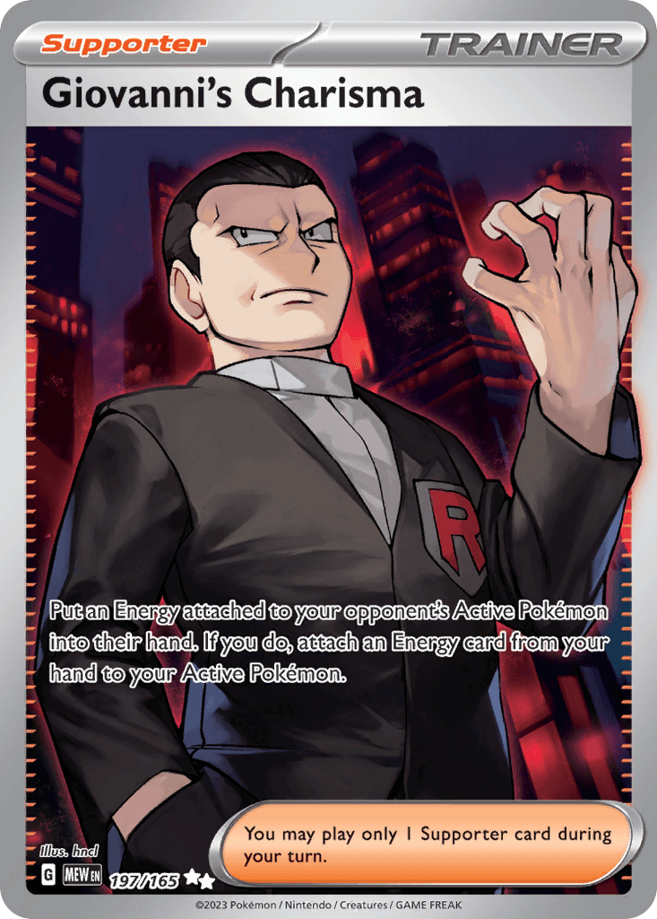 Giovanni's Charisma 151