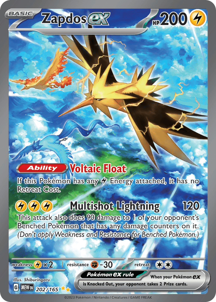 Zapdos ex 151