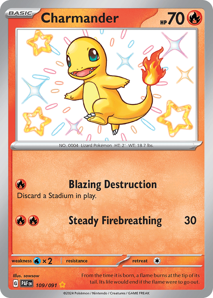 Charmander Paldean Fates