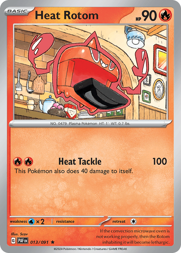 Heat Rotom Paldean Fates