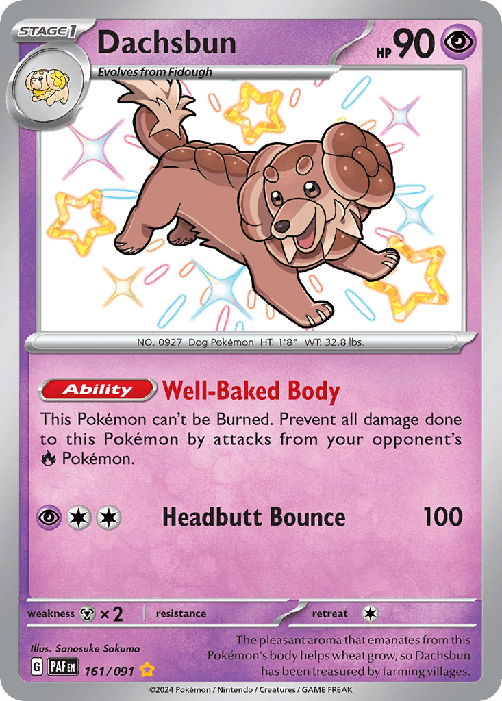 Dachsbun Paldean Fates