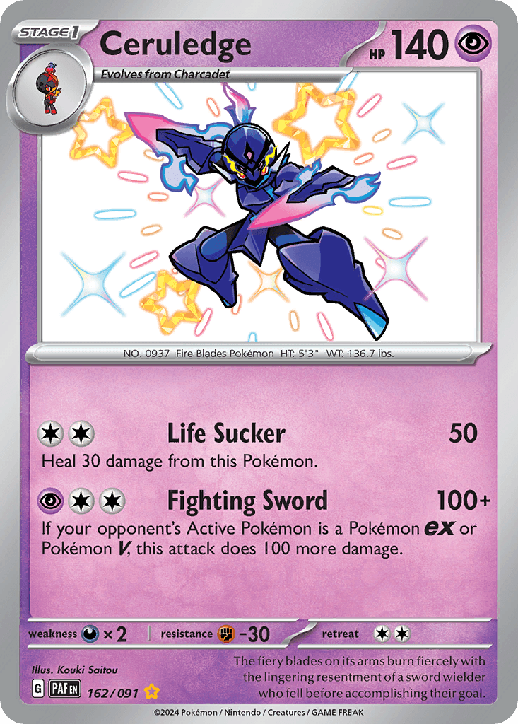 Ceruledge Paldean Fates