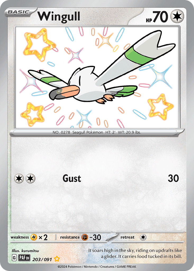 Wingull Paldean Fates