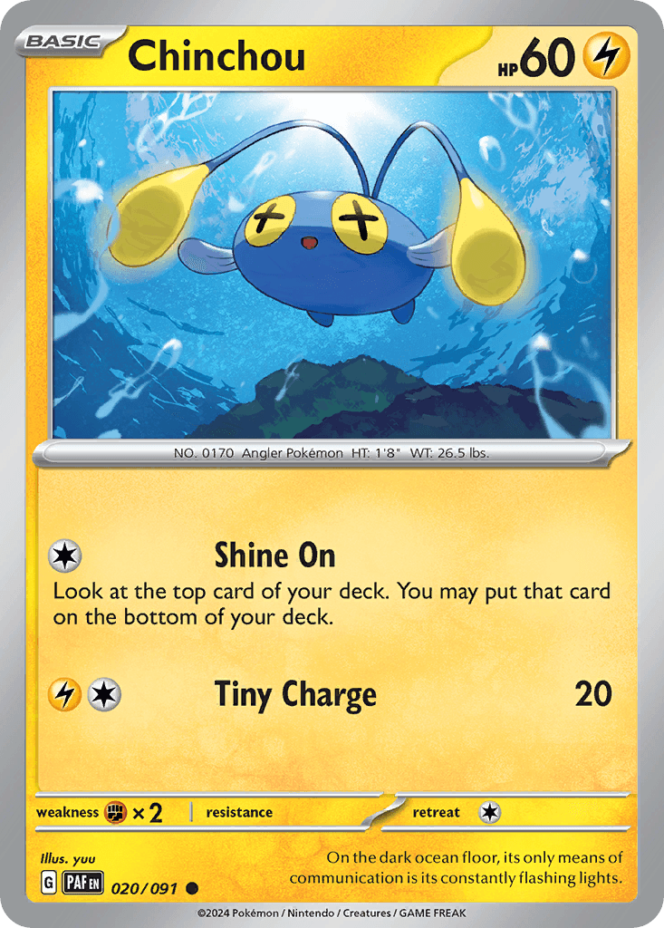 Chinchou Paldean Fates