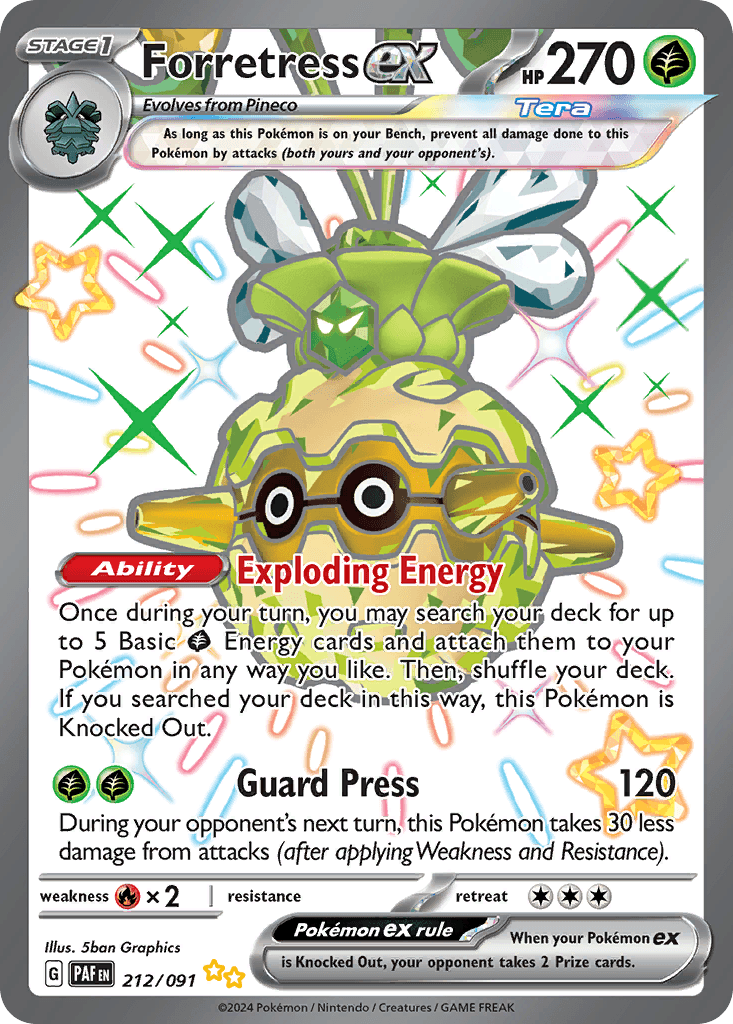 Forretress ex Paldean Fates