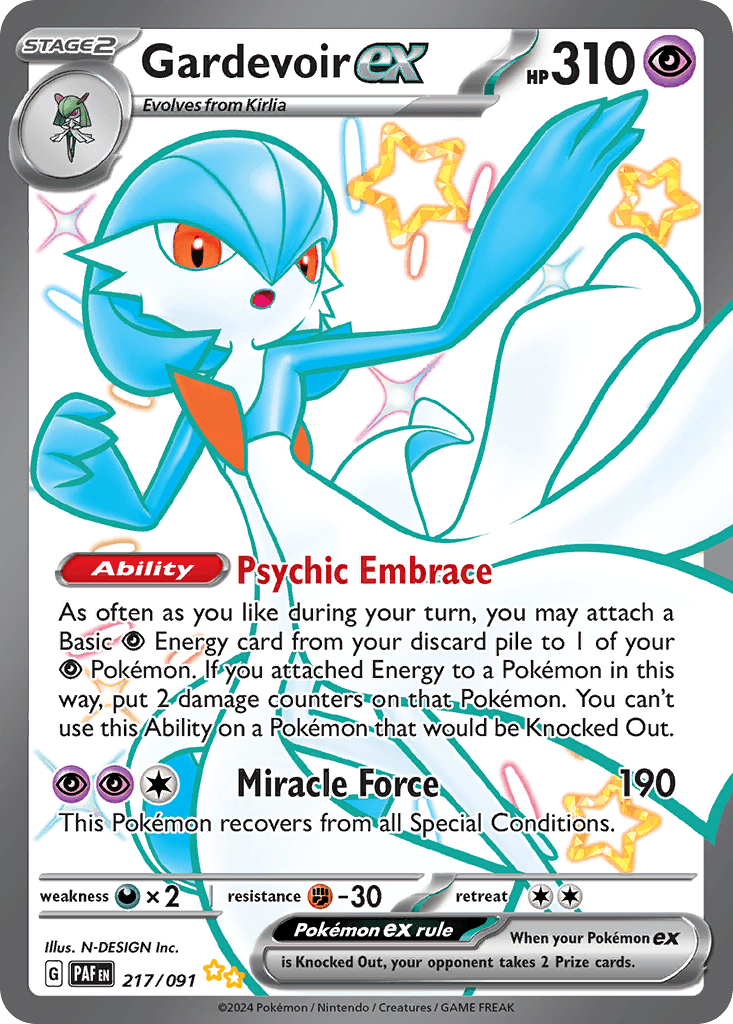 Gardevoir ex Paldean Fates