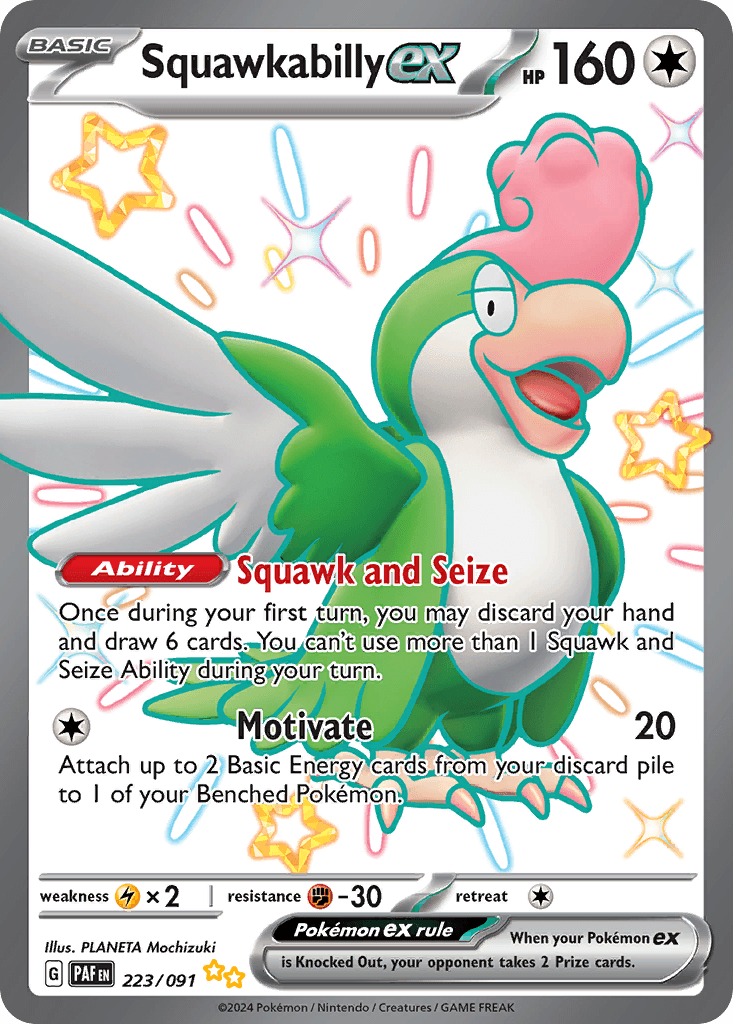 Squawkabilly ex Paldean Fates