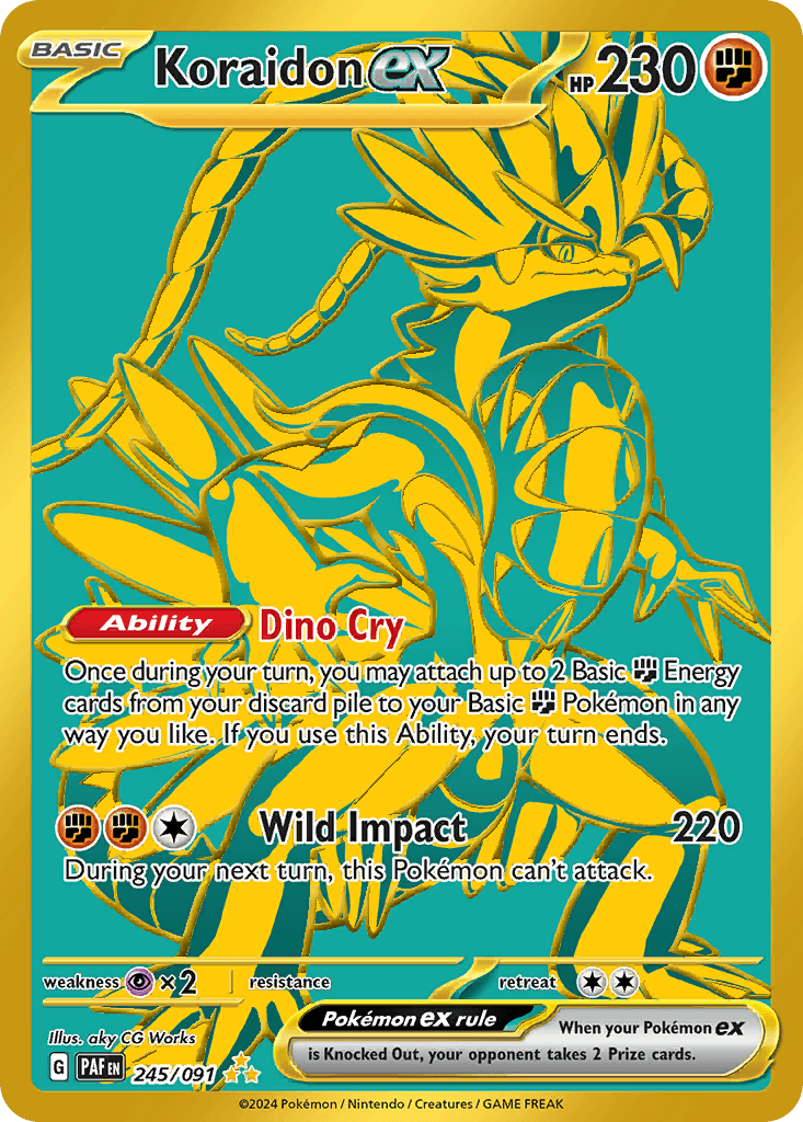 Koraidon ex Paldean Fates
